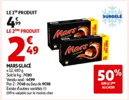 Auchan MARS Glacé offre