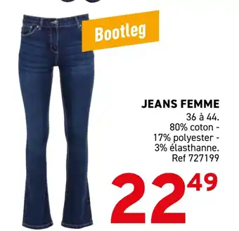 Trafic Jeans femme offre