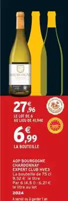 Intermarché AOP BOURGOGNE CHARDONNAY EXPERT CLUB HVE3 offre