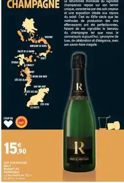 Intermarché AOP CHAMPAGNE BRUT ROBERT DE PAMPRINAC offre