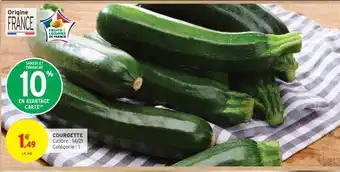 Intermarché Courgette offre