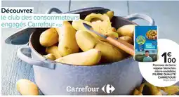 Carrefour Pommes de terre vapeur blanches micro-ondables offre