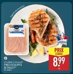 ALDI Fines escalopes de poulet offre