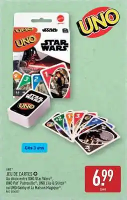 ALDI Jeu de cartes UNO offre