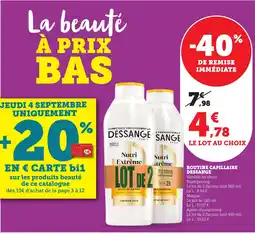 Bi1 DESSANGE Routine capillaire offre