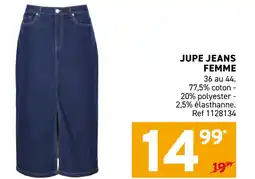 Trafic Jupe jeans femme offre