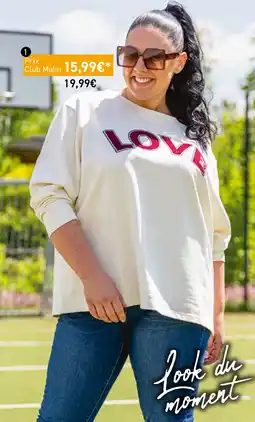 Trafic Sweat femme offre