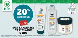 Bi1 U BIO Sur la gamme capillaire offre