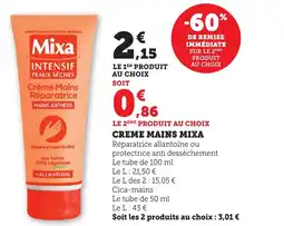 Bi1 MIXA Creme mains offre