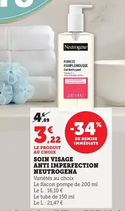 Bi1 NEUTROGENA Soin visage anti imperfection offre