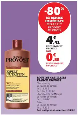 Bi1 PROVOST Routine capillaire franck offre