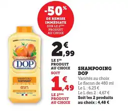 Bi1 DOP Shampooing offre
