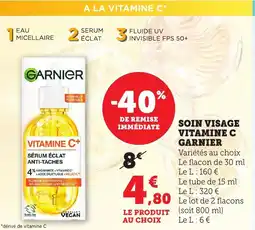 Bi1 GARNIER Soin visage Vitamine C offre