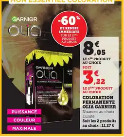 Bi1 GARNIER Coloration permanente olia offre