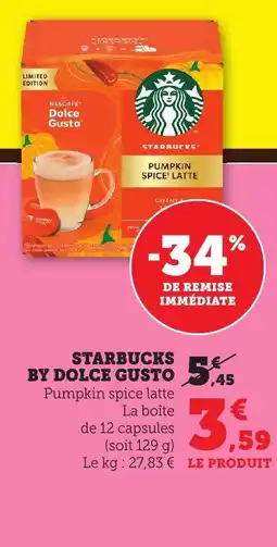 Bi1 STARBUCKS By dolce gusto offre