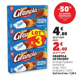 Bi1 LU Granola pocket offre