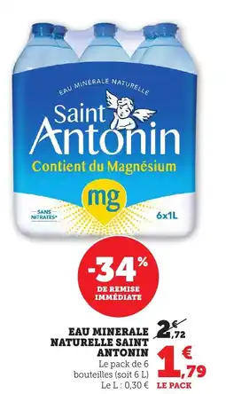 Bi1 SAINT ANTONIN Eau minerale naturelle offre