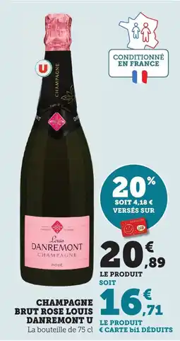 Bi1 Champagne brut rose louis danremont offre