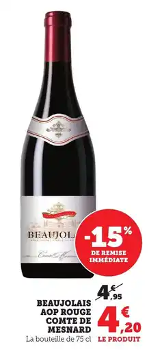 Bi1 Beaujolais aop rouge comte de mesnard offre