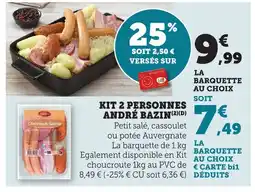 Bi1 BAZIN Kit 2 personnes andré offre