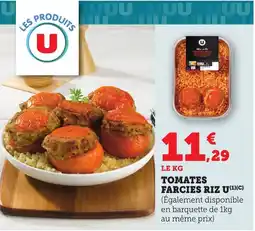 Bi1 U Tomates farcies riz offre