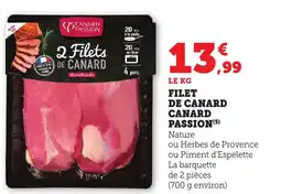 Bi1 Filet de canard canard passion offre
