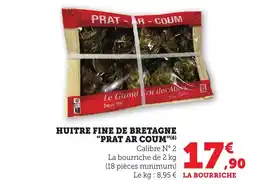 Bi1 PRAT AR COUM Huitre fine de bretagne offre