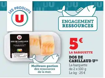 Bi1 U Dos de cabillaud offre