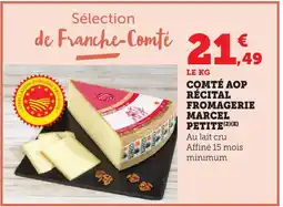 Bi1 Comté aop récital fromagerie marcel petite offre