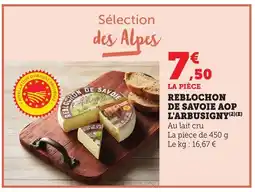 Bi1 Reblochon de savoie aop l'arbusigny offre
