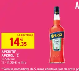 Intermarché APÉROL Apéritif offre