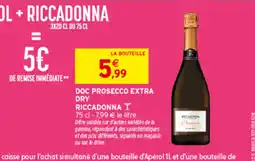 Intermarché RICCADONNAY Doc prosecco extra dry offre