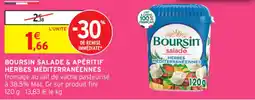 Intermarché Boursin salade & apéritif herbes méditerranéennes offre