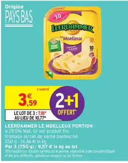 Intermarché LEERDAMMER Le moelleux portion offre
