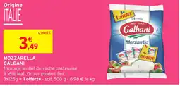 Intermarché GALBANI Mozzarella offre