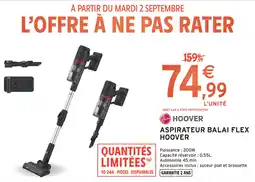Intermarché HOOVER Aspirateur balai flex offre