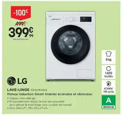Pulsat LG Lave-linge f84niswhs offre