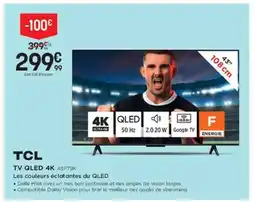 Pulsat TCL Tv qled 4k 43p79k offre
