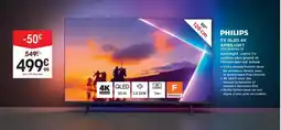 Pulsat PHILIPS Tv qled 4k ambilight sopus8550/12 offre