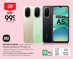 Pulsat REDMI Smartphone as noir offre
