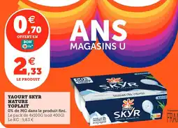 Utile YOPLAIT Yaourt skyr nature offre