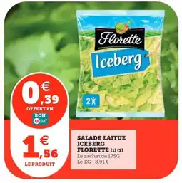 Utile FLORETTE Salade laitue iceberg offre