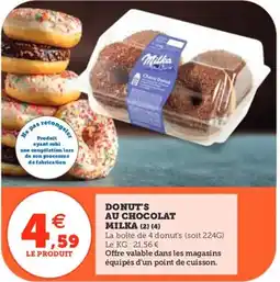 Utile MILKA Donut's au chocolat offre
