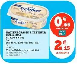 Utile ST HUBERT Matière grasse à tartiner l'original offre