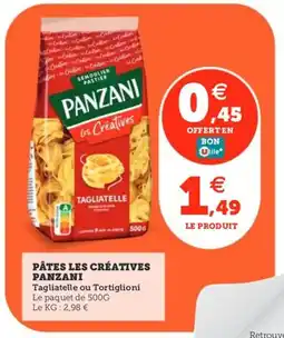 Utile PANZANI Pâtes les créatives offre