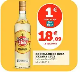 Utile HAVANA CLUB Ron blanc de cuba offre
