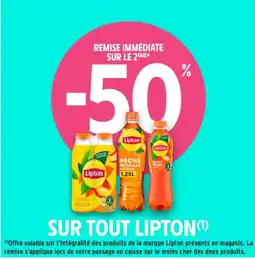 Intermarché Contact LIPTON Sur tout offre