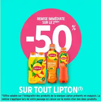 Intermarché Contact LIPTON Sur tout offre