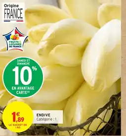 Intermarché Contact Endive offre