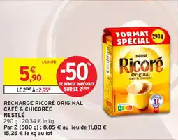Intermarché Contact NESTLÉ Recharge ricoré original café & chicorée offre